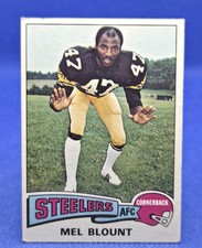 1975 Topps Mel Blount #12 Rookie Football Card EX PittsburghSteelers (RC). rookie card picture