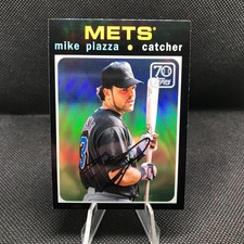 2021 Topps Chrome Mike Piazza REFRACTOR 70 Years of Topps Baseball #70YTC-21
