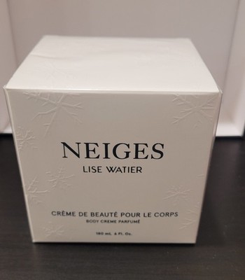 NEIGES LISE WATIER  PERFUMED BODY CREAM 6 fl.oz SEALED FRESH