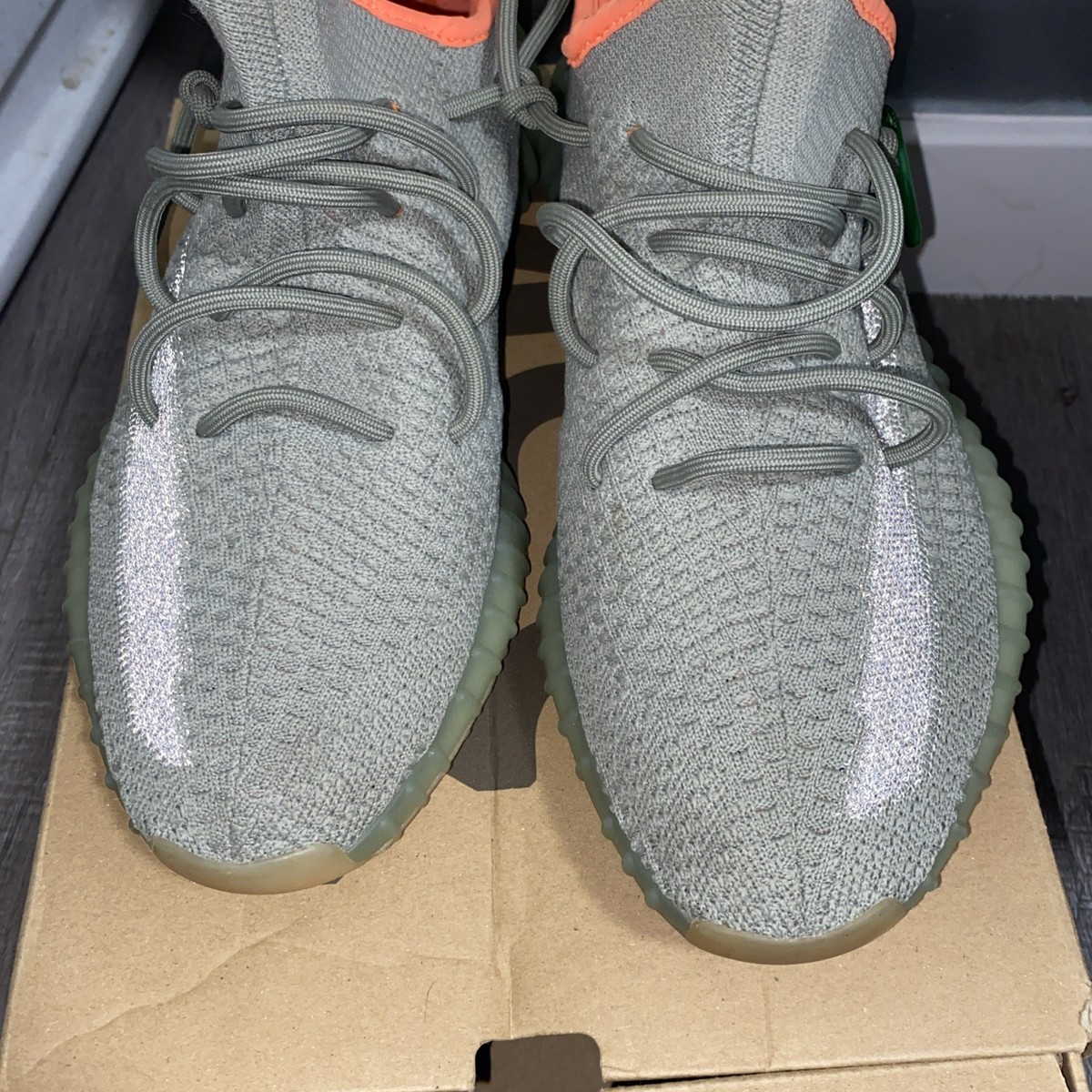 adidas Men Yeezy Boost 350 V2 'Desert Sage' Green 11
