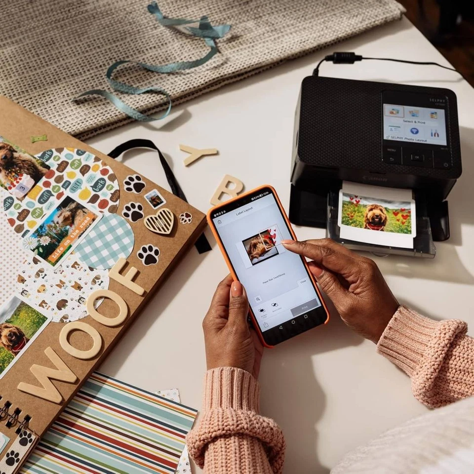 Canon SELPHY CP1500 – Imprimante Photographique Portable À Sublimation Noire - Photo 2/4