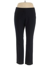 Roz & Ali Women Black Dress Pants 12