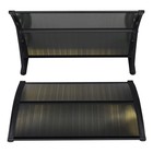 Yescom 2Pcs 39X29" Window Awning Door Canopy Cover UV30+ Patio Outdoor Brown — photo 1