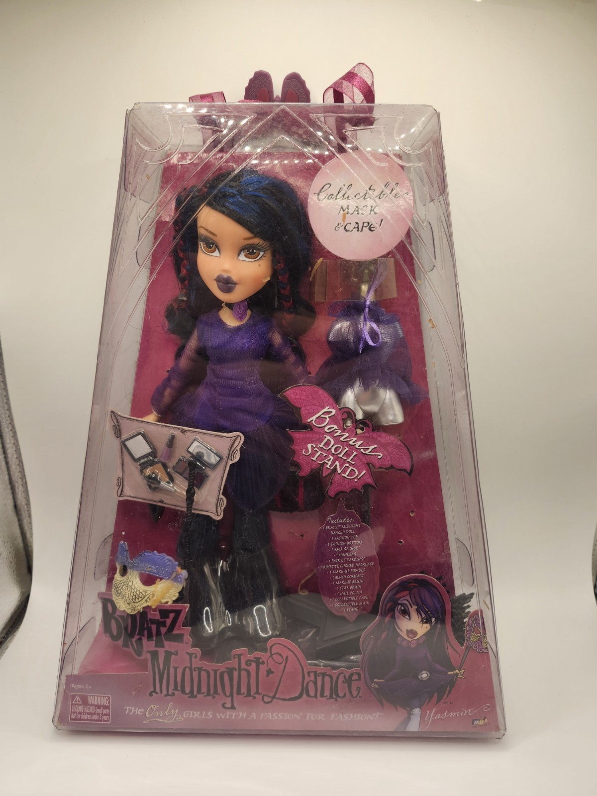 Bratz Doll Midnight Dance Yasmin NIB MGA Goth 2005 Sealed