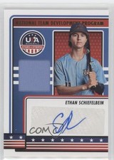 2023 Panini USA Baseball Stars & Stripes Materials Ethan Schiefelbein Auto n5h