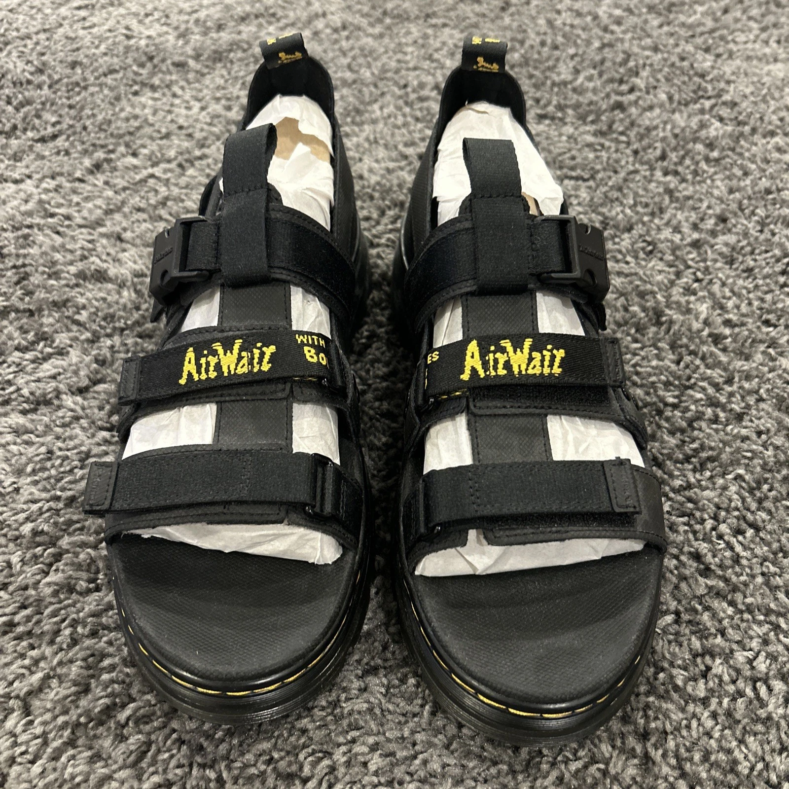 Dr. Martens Air Wair Pearson Black Sandals Adjustable Straps Mens US 11
Opens in a new window or tab