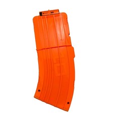 Nerf N Strike Elite 10 Round Magazine Ammo Dart CURVED Cartridge Clip - Orange