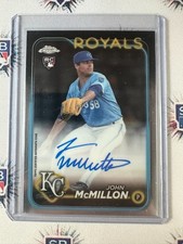 John McMillon 2024 Topps Chrome Rookie Autographs #RA-JMC Royals