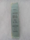 MARENGO ILLINOIS 95th INFANTRY GAR CIVIL WAR GRAND ARMY REPUBLIC REUNION RIBBON
