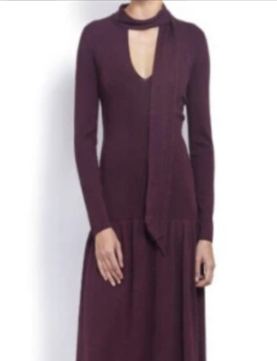 fine knit sweater dress Grey Off-Shoulder Sweater Dress main image 1