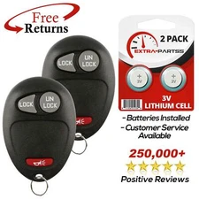2 For 2006 2007 2008 2009 2010 Hummer H3 Car Remote Keyless Entry Key Fob
