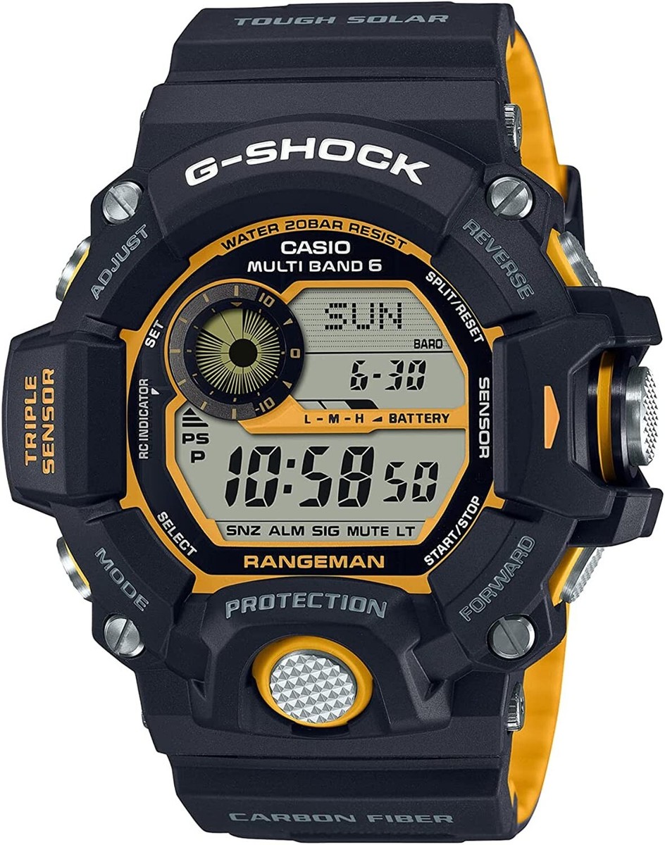 【限定モデル】G-SHOCK RANGEMAN GW-9400NFST-1AJR CASIO G-SHOCK GW-9400YJ-1JF Master of G RANGEMAN Solar Yellow