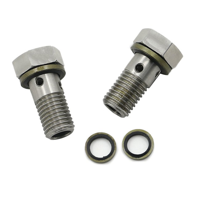 Powerstroke Diesel Fuel Pump Diesel Banjo Bolt & Washer Kit For Ford 6