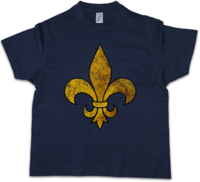 FLEUR DE LIS Kinder Jungen T-Shirt Royal Louis France Sun Französische Lilie