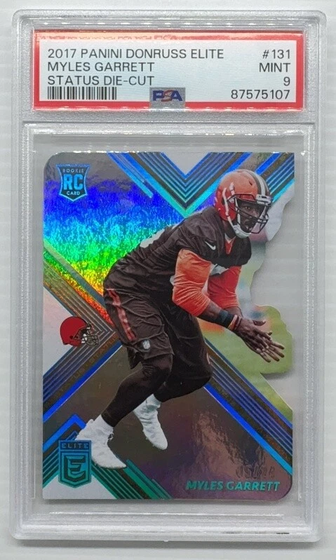 Myles Garrett Panini Donruss Elite #131 Status Die-Cut