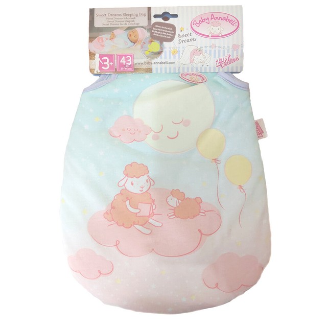 baby annabell sweet dreams sleeping bag