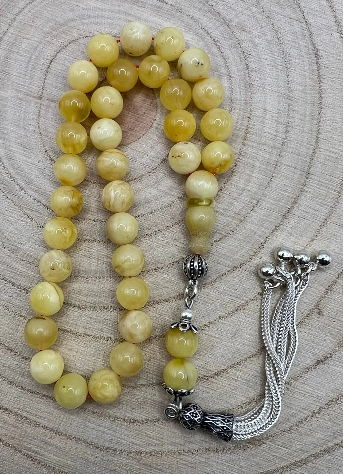 Tesbih Gebetskette Misbaha | Echter Bernstein Kehribar Rosary Amber Kaliningrad - Bild 3 von 4