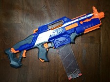 Nerf N-Strike Elite Rapidstrike CS-18 Motorized W/Clip PRE-OWNED Tested Works