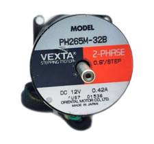 ORIENTAL VEXTA MOTOR PH265M-32B 2-PHASE 0.9° STEPPING MOTOR 12 VDC 0.42A