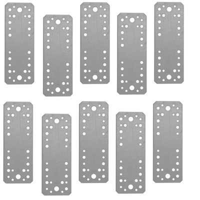Flat Connector Hole Plate Steel Screw Plate Connection Plate Solid