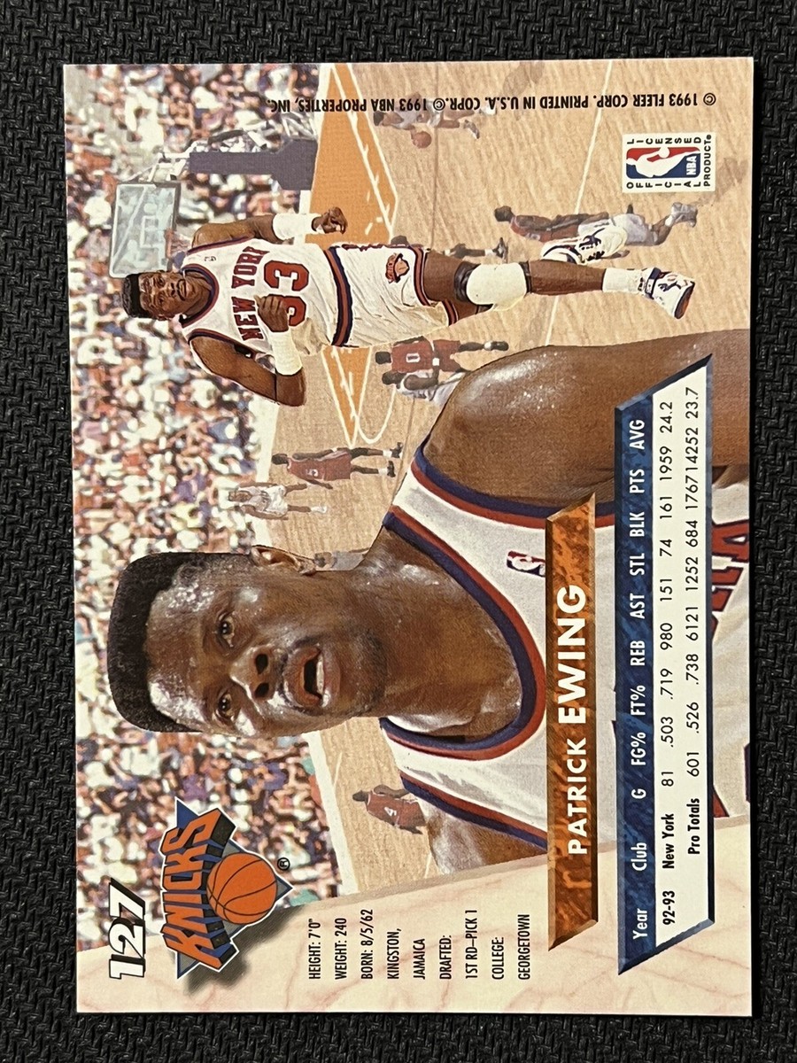 1993-94 FLEER ULTRA BASKETBALL Patrick Ewing #127 New York Knicks