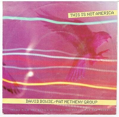 ミュージシャン Pat Metheny Group David Bowie Vintage DAVID BOWIE/PAT METHENY GROUP - This Is Not America - 1985 EU 7
