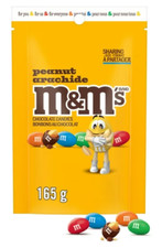 M M'S, Peanut Milk Chocolate Candies, Sharing Bag, 165g