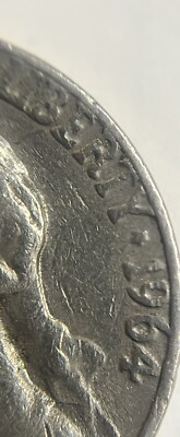 1964 D Mint Mark THOMAS JEFFERSON Nickel! *DD ERROR