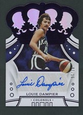 2019-20 LOUIE DAMPIER 07/15 AUTO PANINI CROWN ROYALE DIE-CUT AUTOGRAPHS