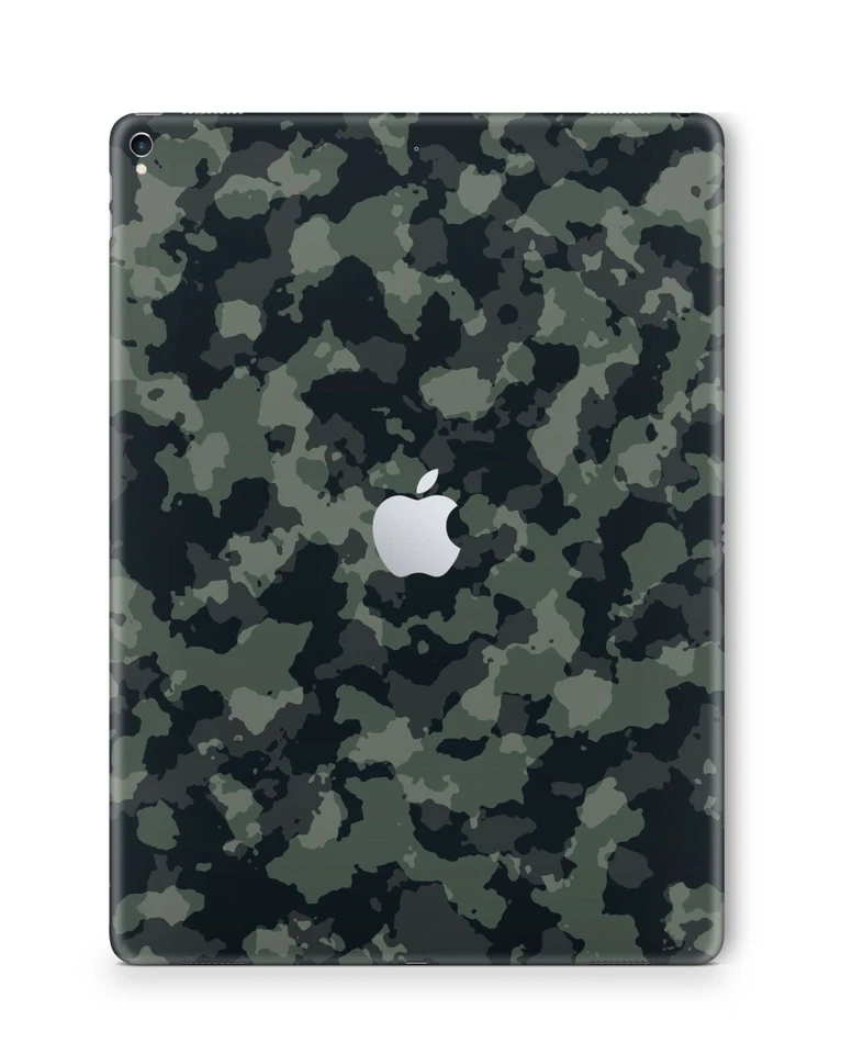 Apple iPad Skin Schutzfolie Aufkleber Design Sticker Folie Skins Dark green Camo - Bild 1 von 1