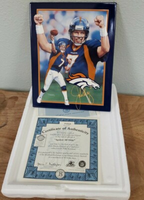 the bradford exchange john elway ''against all odds''