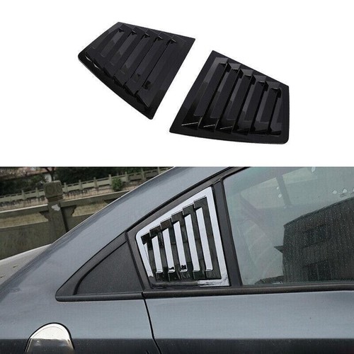 For Chevrolet Cruze 2010-2016 Glossy Black Rear Quarter Window Louver Scoop Vent - Foto 8 di 8