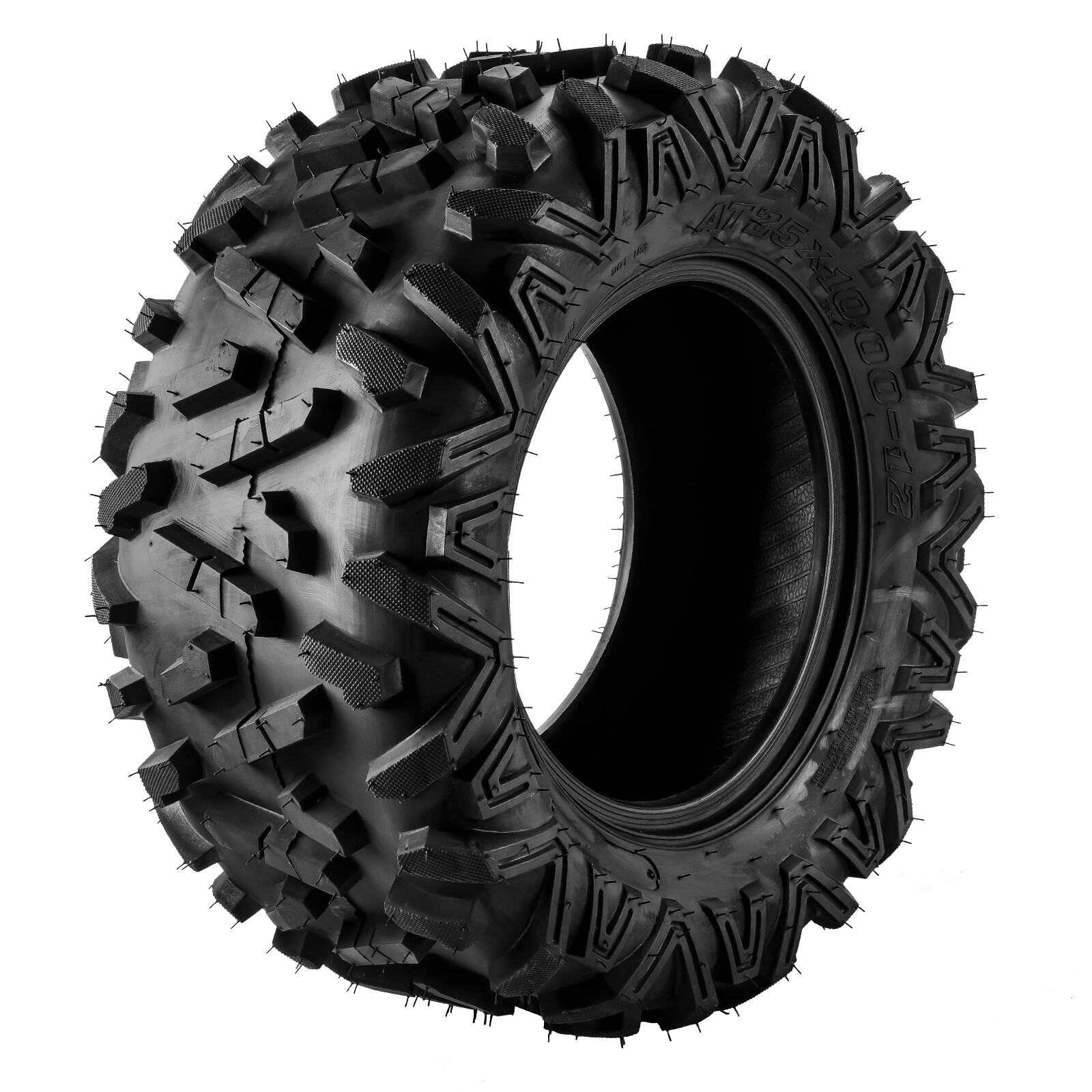 2PCS 25x1012 ATV UTV Tires 6Ply 25x10x12 Heavy Duty All Terrain Golf