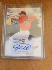 2020 Panini Chronicles - Origins Signatures #24 Aaron Civale (AU, RC)