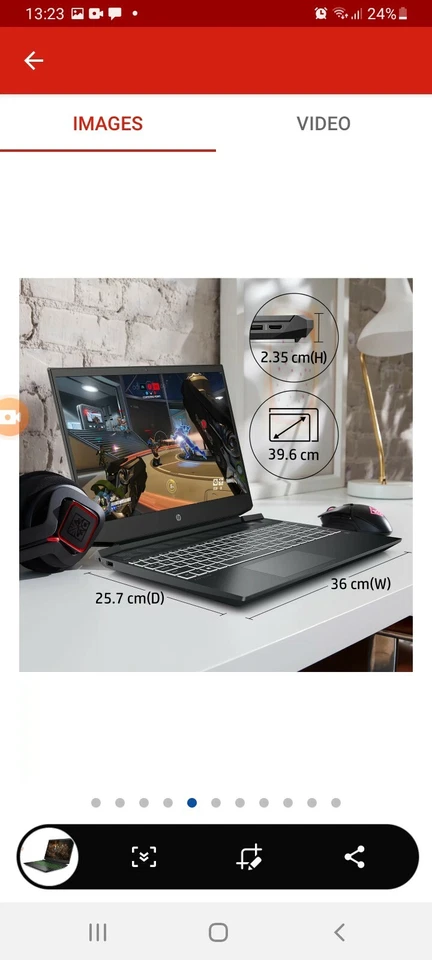 Hp pavilion 15 gaming laptop used couple of times bought for £899 two months ago - Image 2 of 4