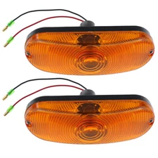 2X Turn Signal Lamp D135384 for Case 580K 580L 580M 580N 585G 586H 586G 588G