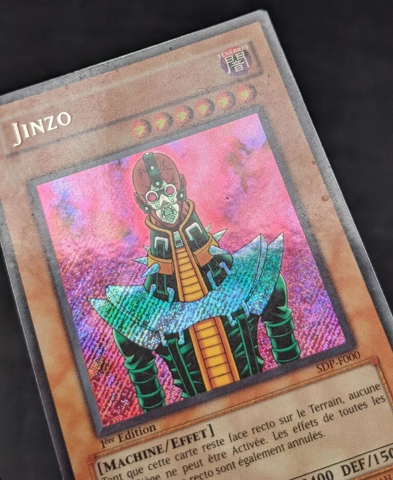 Jinzo SDP-F000 - Yugioh  TCG - 1st Edition -  Secret Rare - FRENCH - Image 3 of 3