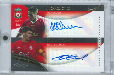 2022-23 Topps Liverpool FC Lineage Michael Owen/Steven