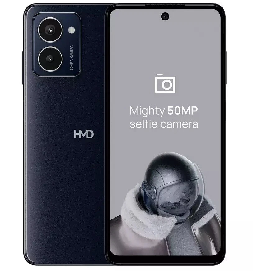 HMD Pulse Pro 4G 6.56'' Smartphone 128GB Dual-SIM Unlocked - Black Ocean A