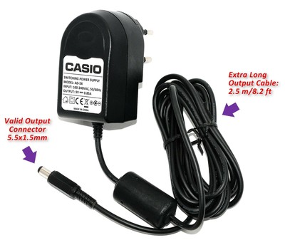 Power Supply AC Adaptor CASIO AD-5: CT-700 CT-770 CT-805 CT-810 CT-840  CTK-50 | eBay