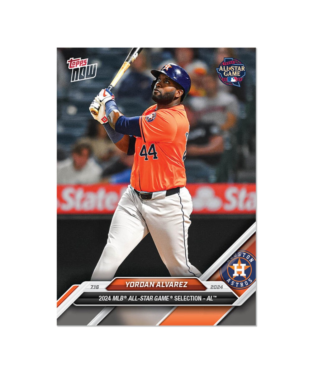100%正規品2XL新品アルバレスMLBアストロズASオールスターゲーム2024 2024 ASG All-Star Game Singles - MLB TOPPS NOW Pick Your Player In