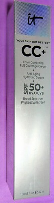 It Cosmetics CC+  - NEUTRAL TAN- 1.08oz  EXP 01/2022 - 02/2022