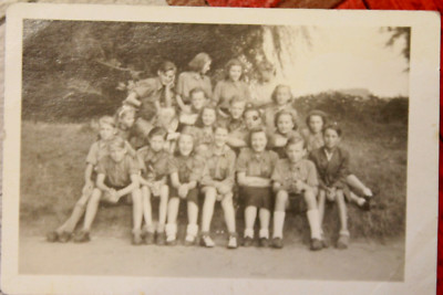 Foto 1952 Pfadfinder Mädchen jungen knaben Scout AP7