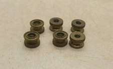 Gilbert Erector Set Solid Brass Electric Motor Screw Ends Lot of 6
