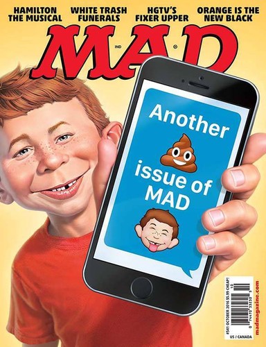 mad magazine #541 hamilton white trash funerals orange is the