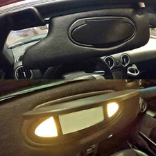 Vanity Sun Visor Mirror Cover Fit For Porsche 911 996/997 Boxster Cayman 986/987