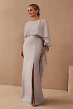 NWT BHLDN AMSALE CRANE CAPE DRESS- SIZE 4