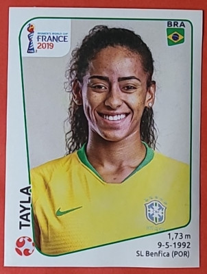 Panini Sticker Frauen Fußball WM 2019 Nr. 222 Tayla Brasilien BRA Brasil
