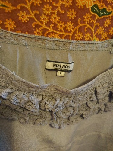 Noa Noa silk camisole top sz L - Picture 2 of 3