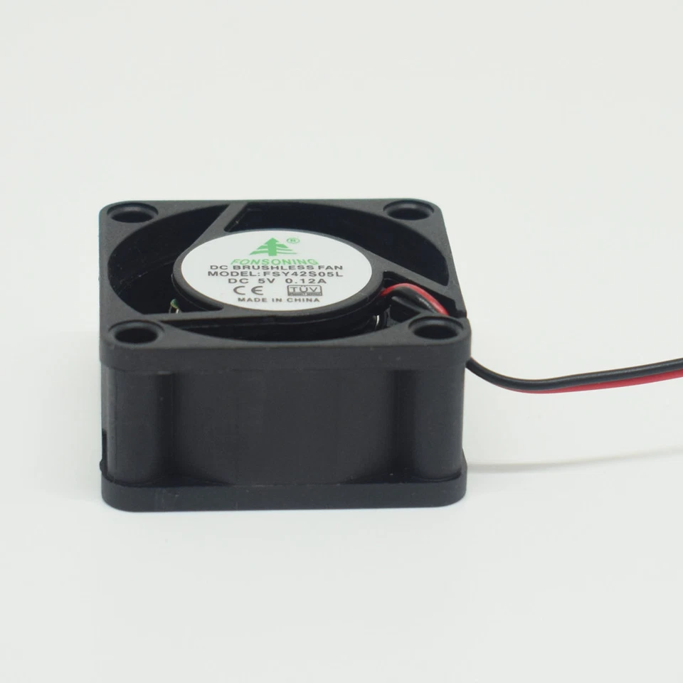 5pcs Brushless DC Cooling Fan 40x40x20mm 4020 5 blades 5V 2pin 2.54 Connector - Image 3 of 4